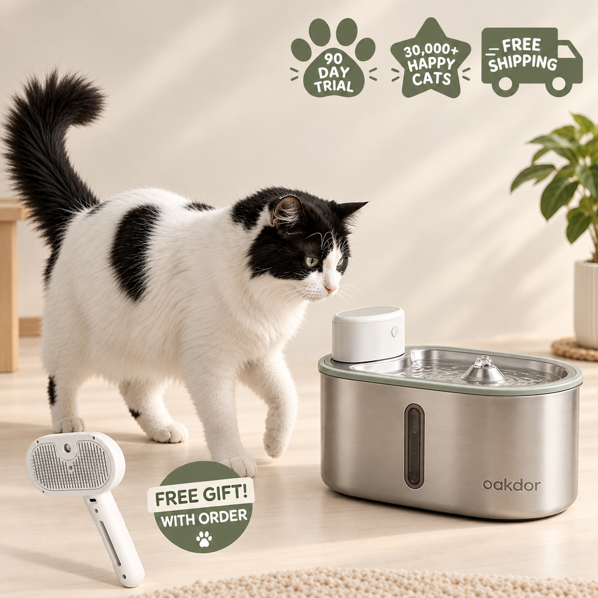 Oakdor Flow - Pet Water Fountain